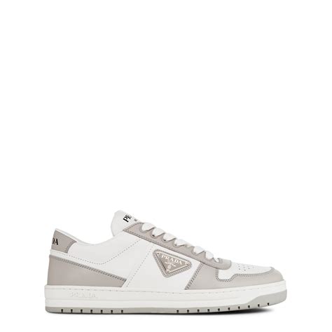 light grey prada shoes|Prada Downtown Sneaker (Women) .